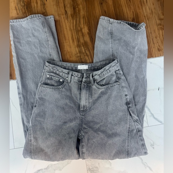 MESHKI Georgette Mid Rise Paneled Denim - Picture 2 of 3